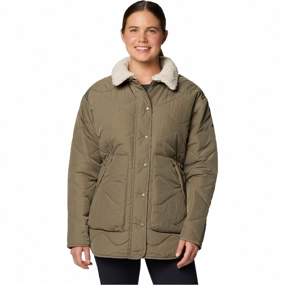 Columbia Birchwood II Jacket in Stone Green | Size Medium | Like New